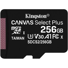 RAM MicroSDXC 256GB Kingston Canvas Select PlusClass 10 / UH