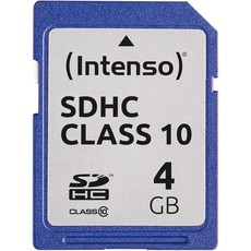 RAM SecureDigital   4GB SDHC, IntensoClass 10