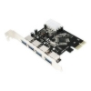 I/O-Card PCIe 4x USB 3.0 LogiLink