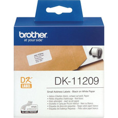 Papier Brother DK-11209Addressetiketten weiß, 62x29mm