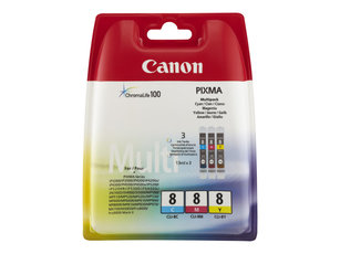 Tinte Canon CLI-8 Multipack C/M/Y