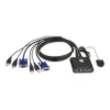 Dataswitch elektr. 1/2 USB/USB/VGA KVMATEN