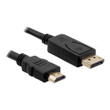 Adapterkabel HDMI - DisplayPort, ca. 3mvergoldet