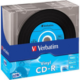 CD-Rohling 700MB/80min Verbatim Vinyl10er-Slim Case