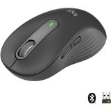 Mouse Logi M650 L Graphite, WirelessNano-Empfänger & Bluetoo